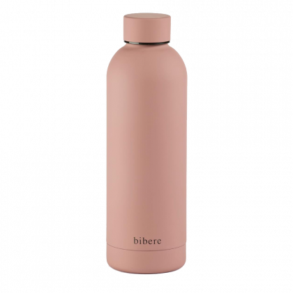 bibere® Edelstahl Trinkflasche Berry 500 ml – Isolierte Thermosflasche – Für Kalte & Warme Getränke